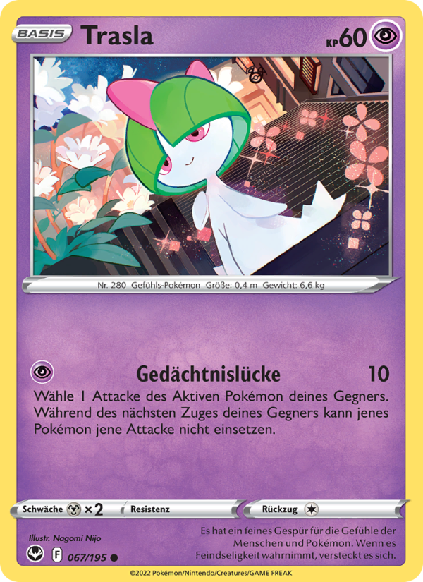 Trasla 067 — Silberne Sturmwinde (German Pokémon TCG card)