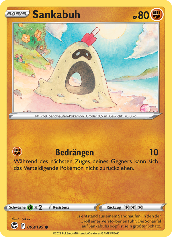 Sankabuh 099 — Silberne Sturmwinde (German Pokémon TCG card)