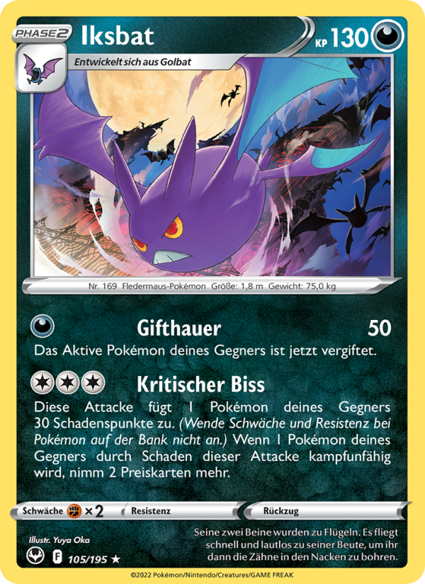 Iksbat Pokémon TCG cards
