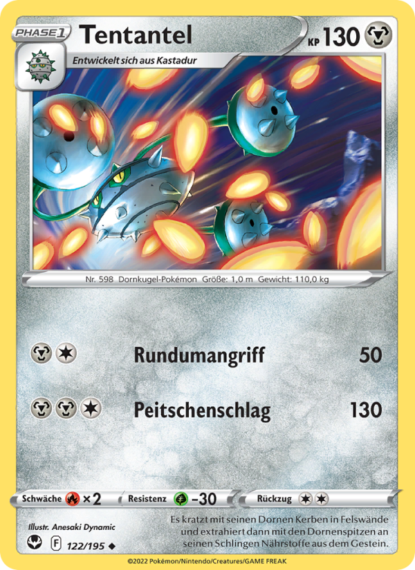 Tentantel Pokémon TCG cards