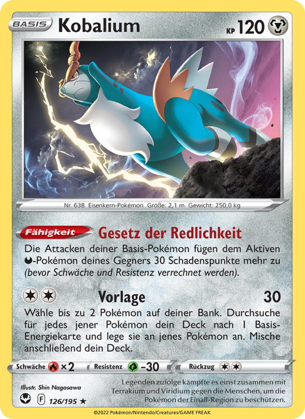 Kobalium Pokémon TCG cards