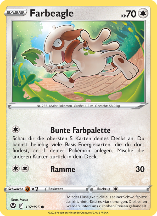 Farbeagle Pokémon TCG cards