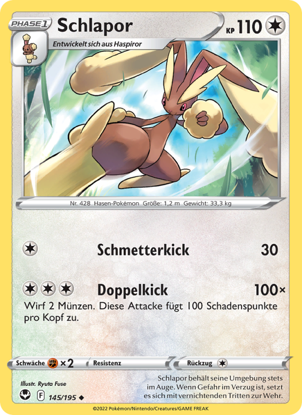 Schlapor Pokémon TCG cards