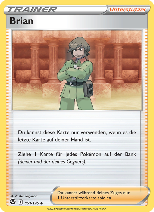 Brian 151 — Silberne Sturmwinde (German Pokémon TCG card)