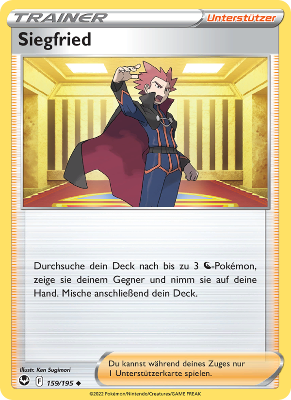 Siegfried 159 — Silberne Sturmwinde (German Pokémon TCG card)