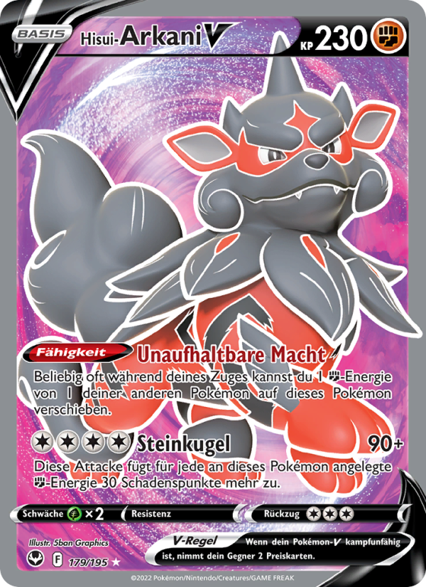 Hisui-Arkani Pokémon TCG cards