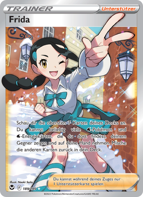 Frida 189 — Silberne Sturmwinde (German Pokémon TCG card)