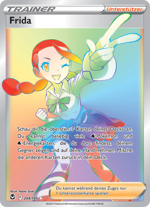 Frida 204 — Silberne Sturmwinde (German Pokémon TCG card)
