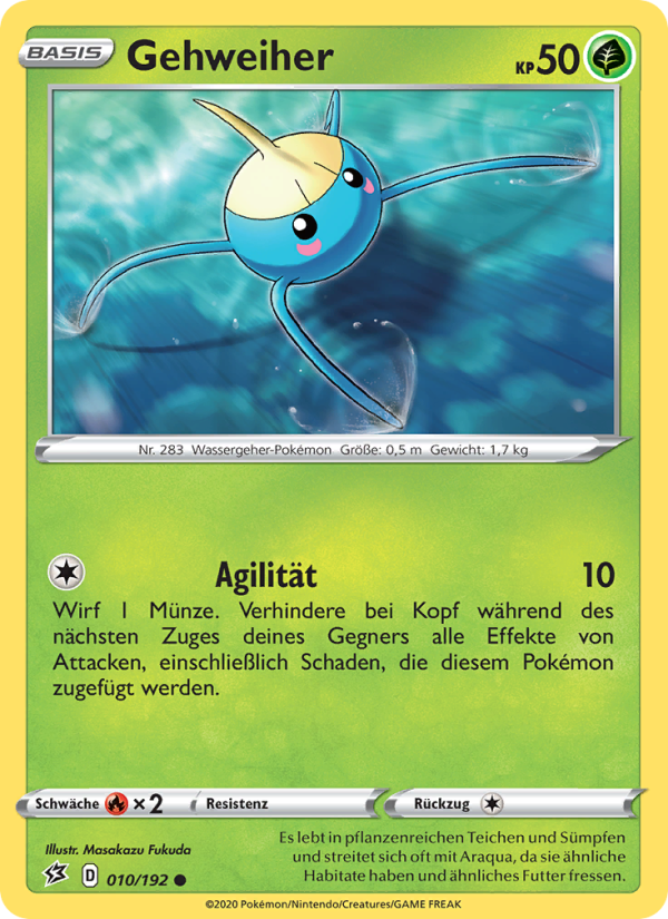 Gehweiher 10 — Rebel Clash (German Pokémon TCG card)