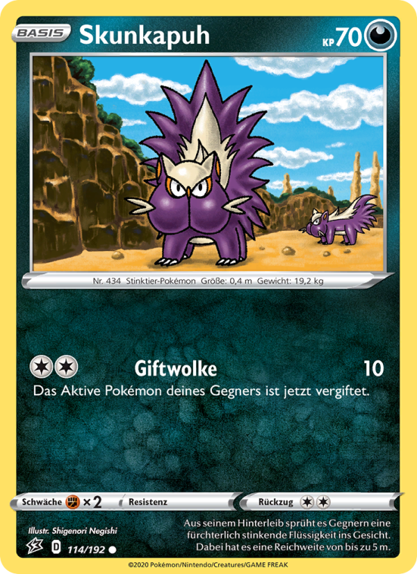 Skunkapuh Pokémon TCG cards