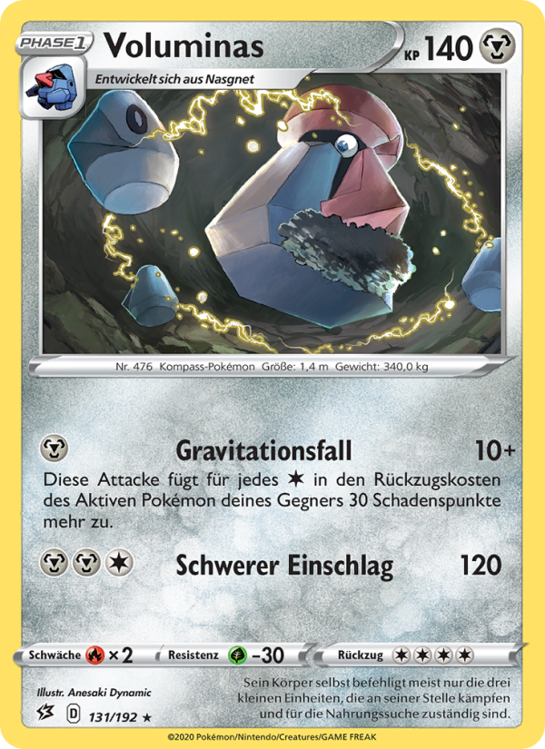 Voluminas 131 — Clash der Rebellen (German Pokémon TCG card)