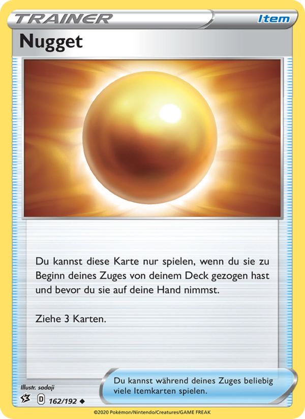 Nugget 162 — Clash der Rebellen (German Pokémon TCG card)