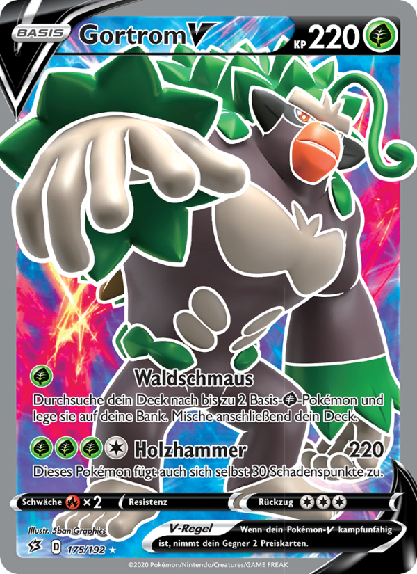 Gortrom V 175 — Clash der Rebellen (German Pokémon TCG card)