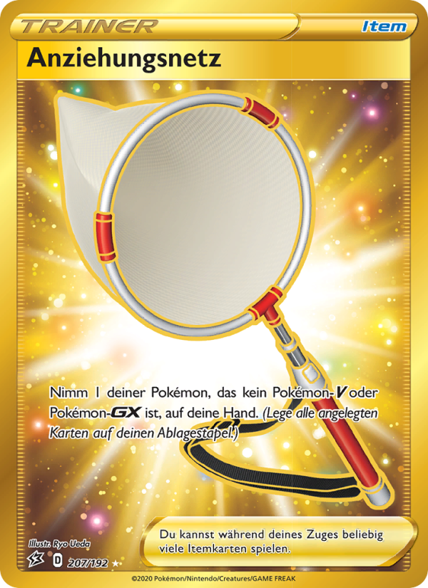 Anziehungsnetz 207 — Clash der Rebellen (German Pokémon TCG card)