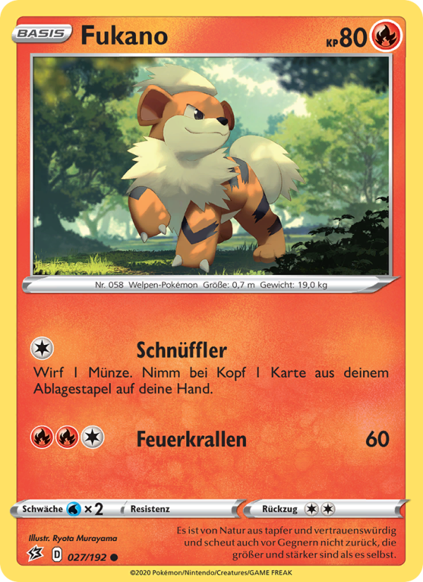 Fukano 27 — Clash der Rebellen (German Pokémon TCG card)