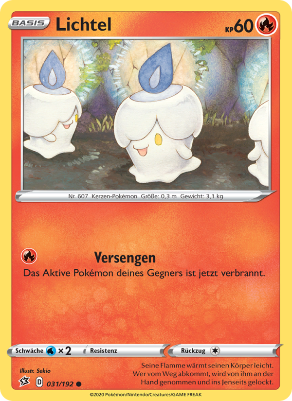 Lichtel 31 — Clash der Rebellen (German Pokémon TCG card)