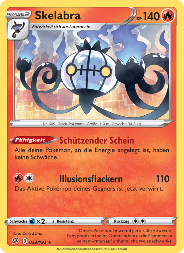 Skelabra 33 — Clash der Rebellen (German Pokémon TCG card)