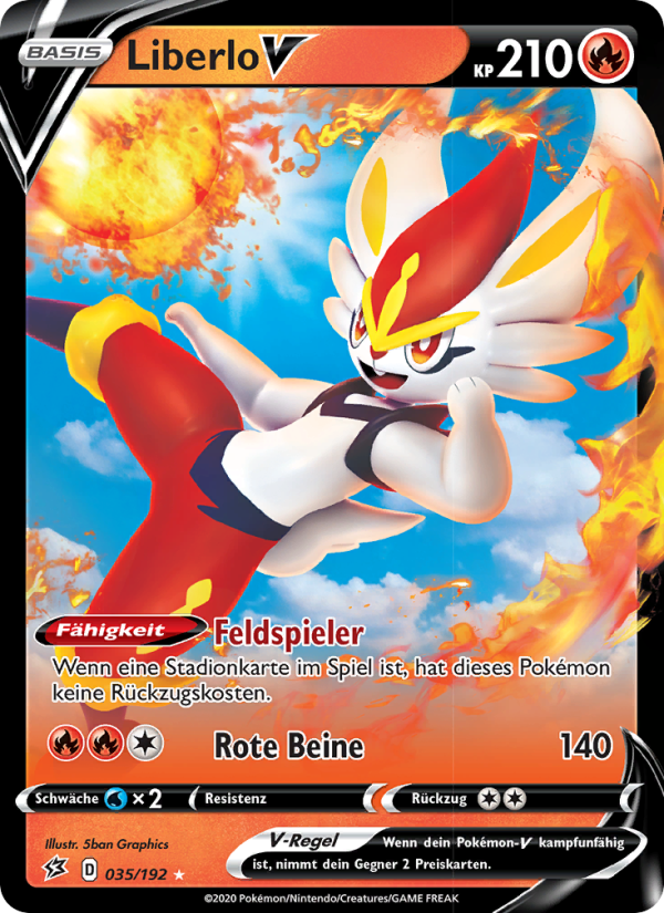 Liberlo V 35 — Rebel Clash (German Pokémon TCG card)