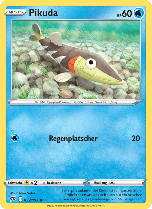 Pikuda 52 — Clash der Rebellen (German Pokémon TCG card)