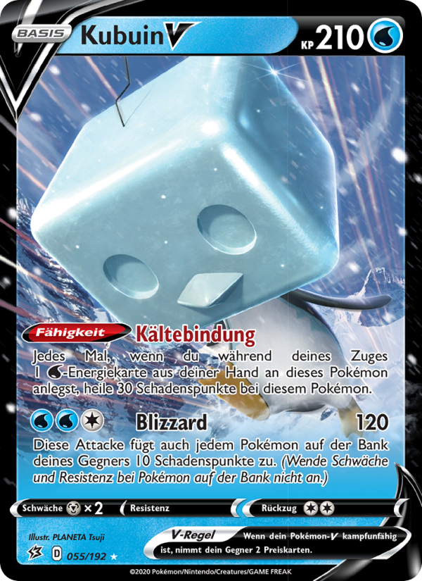 Kubuin V 55 — Clash der Rebellen (German Pokémon TCG card)