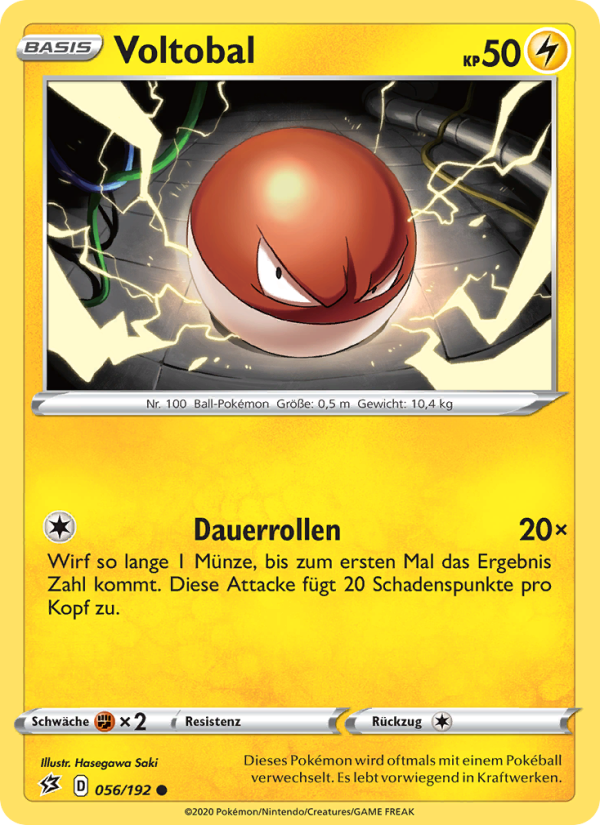 Voltobal 56 — Clash der Rebellen (German Pokémon TCG card)