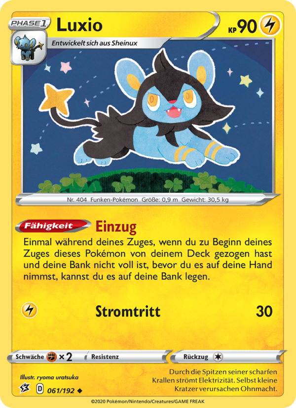 Luxio 61 — Clash der Rebellen (German Pokémon TCG card)