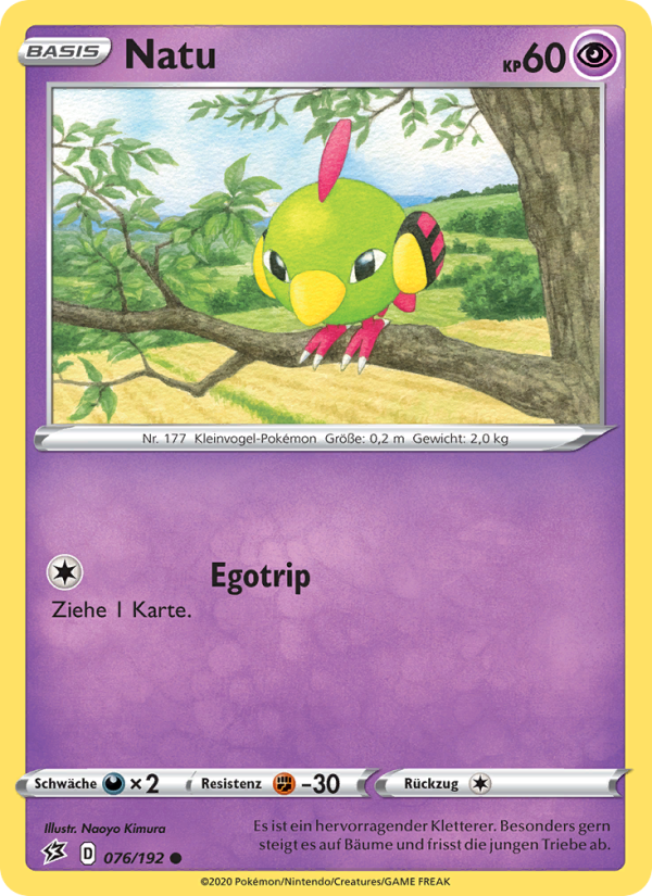Natu 76 — Clash der Rebellen (German Pokémon TCG card)