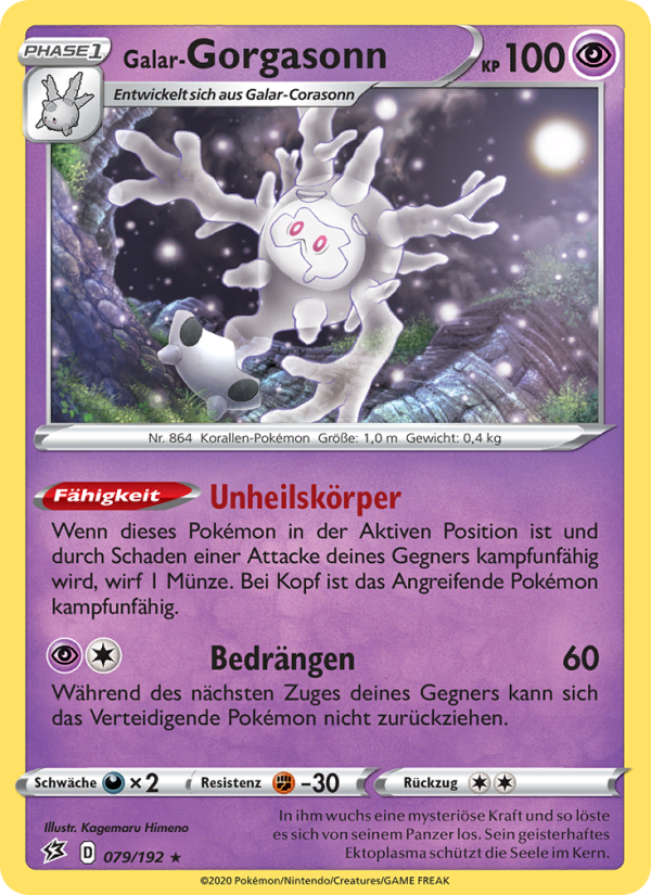 Galar-Gorgasonn 79 — Clash der Rebellen (German Pokémon TCG card)