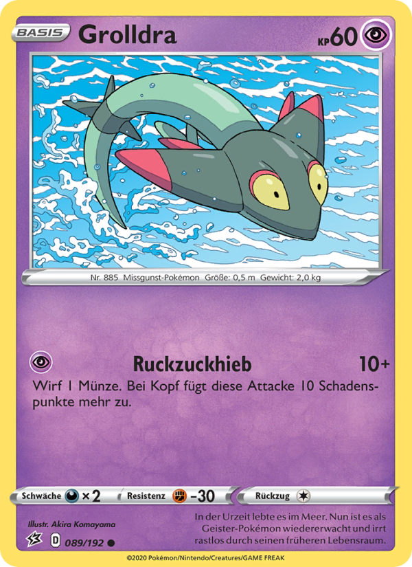 Grolldra 89 — Rebel Clash (German Pokémon TCG card)