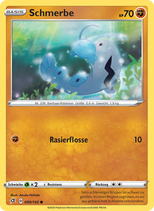 Schmerbe 99 — Clash der Rebellen (German Pokémon TCG card)