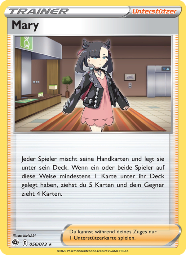 Mary 56 — Weg des Champs (German Pokémon TCG card)