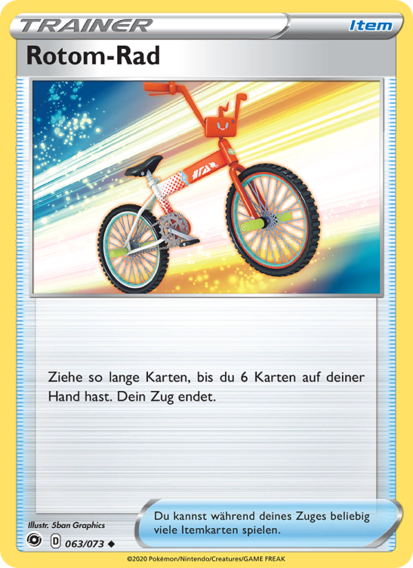 Rotom-Rad 63 — Weg des Champs (German Pokémon TCG card)