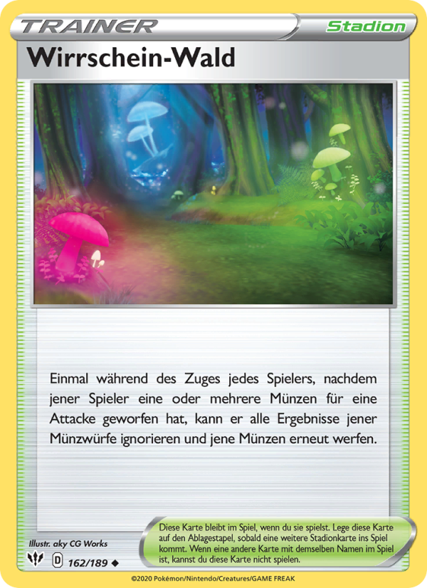 Wirrschein-Wald 162 — Flammende Finsternis (German Pokémon TCG card)