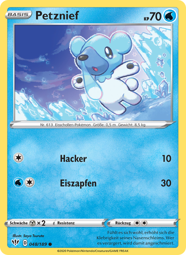 Petznief 48 — Darkness Ablaze (German Pokémon TCG card)