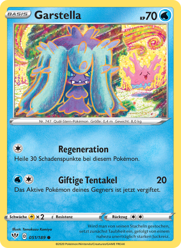Garstella 51 — Darkness Ablaze (German Pokémon TCG card)