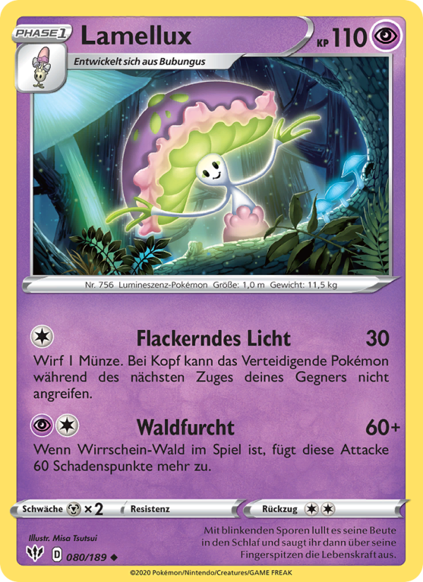 Lamellux Pokémon TCG cards