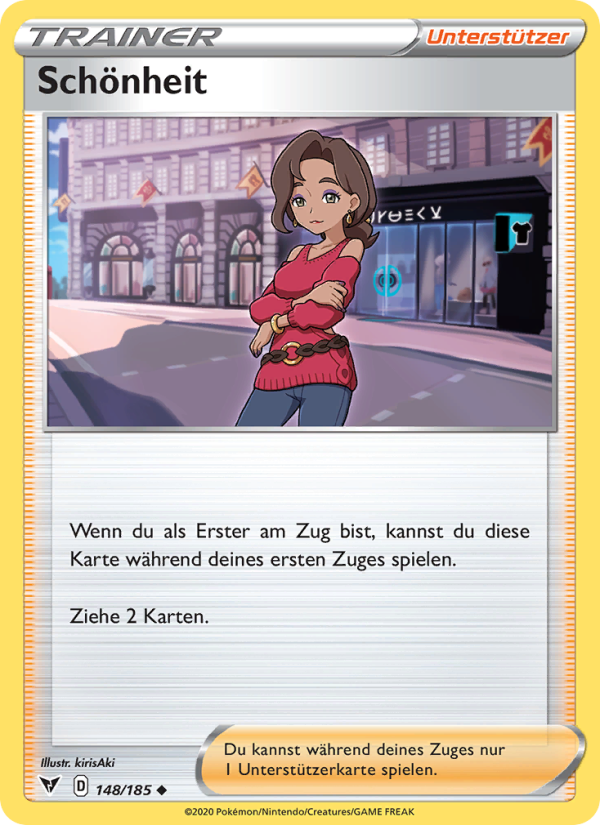 Schönheit 148 — Farbenschock (German Pokémon TCG card)