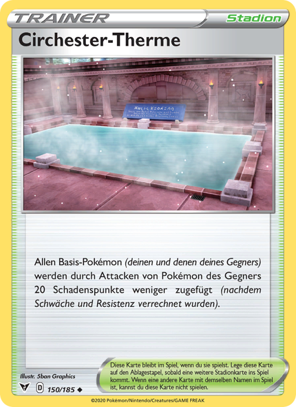 Circhester-Therme 150 — Farbenschock (German Pokémon TCG card)