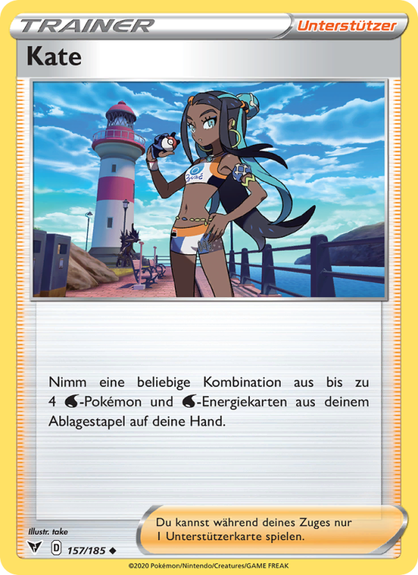 Kate 157 — Farbenschock (German Pokémon TCG card)