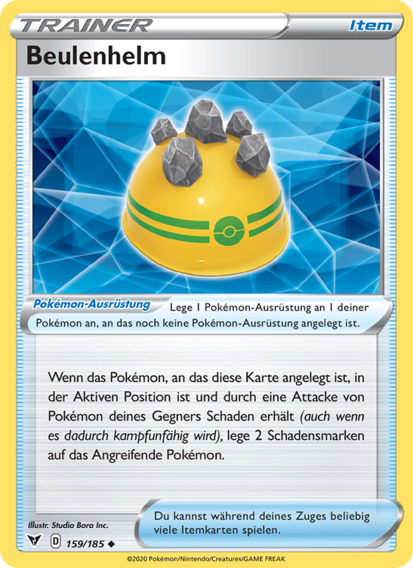 Beulenhelm 159 — Farbenschock (German Pokémon TCG card)
