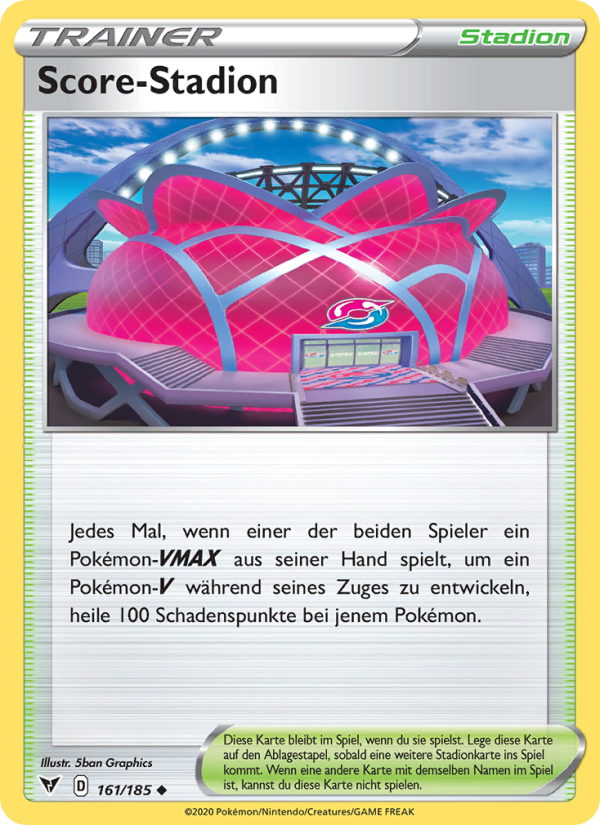 Score-Stadion 161 — Farbenschock (German Pokémon TCG card)