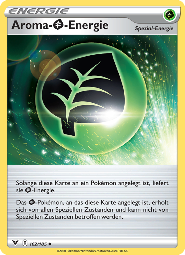 Aroma-Grass-Energie 162 — Farbenschock (German Pokémon TCG card)