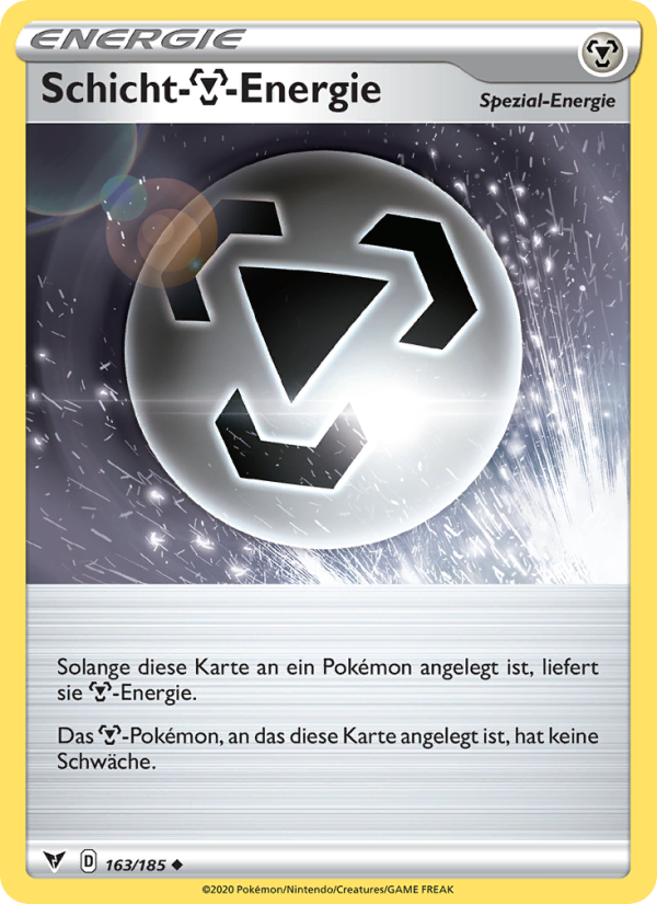 Schicht-Metal-Energie 163 — Farbenschock (German Pokémon TCG card)