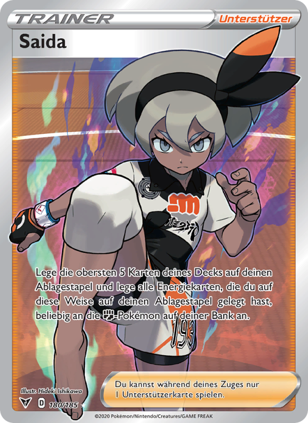 Saida 180 — Farbenschock (German Pokémon TCG card)