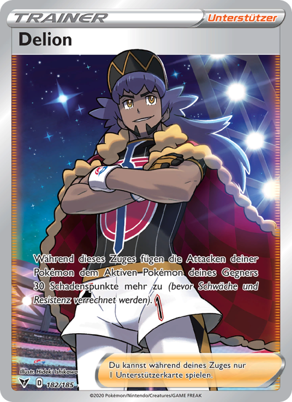Delion 182 — Farbenschock (German Pokémon TCG card)