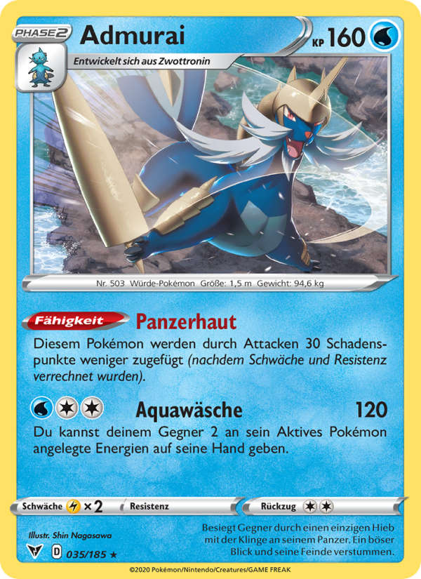 Admurai 35 — Vivid Voltage (German Pokémon TCG card)