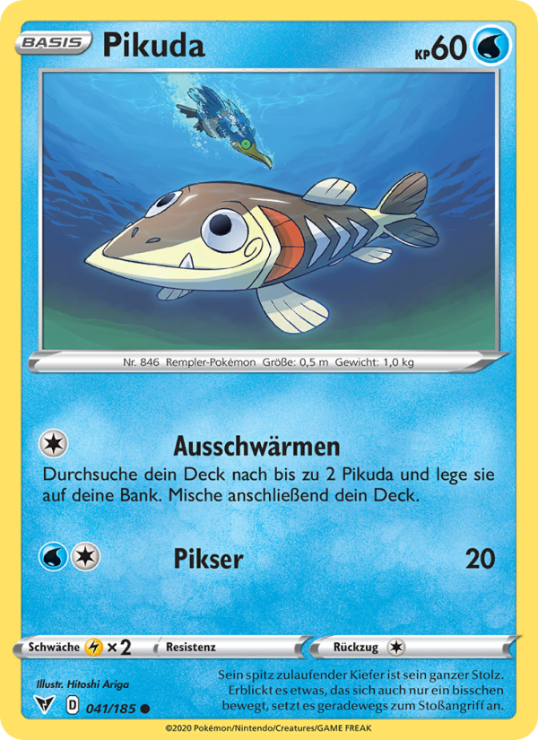 Pikuda 41 — Farbenschock (German Pokémon TCG card)