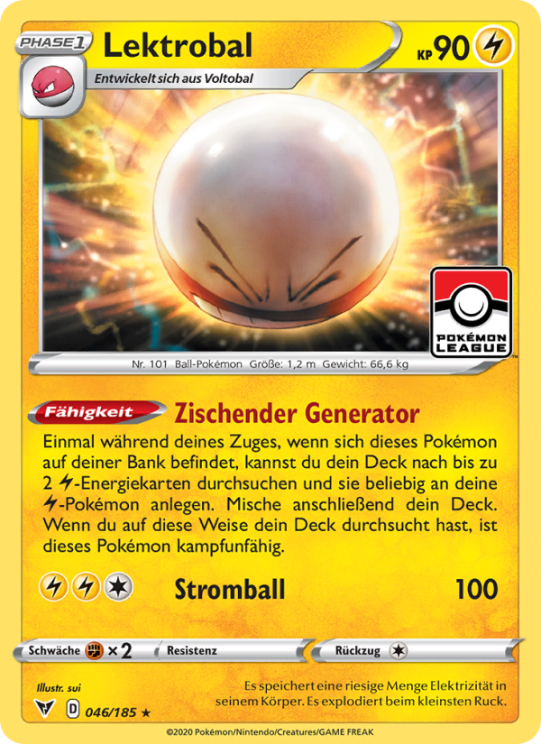 Lektrobal 46 — Farbenschock (German Pokémon TCG card)