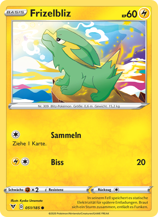 Frizelbliz 51 — Farbenschock (German Pokémon TCG card)