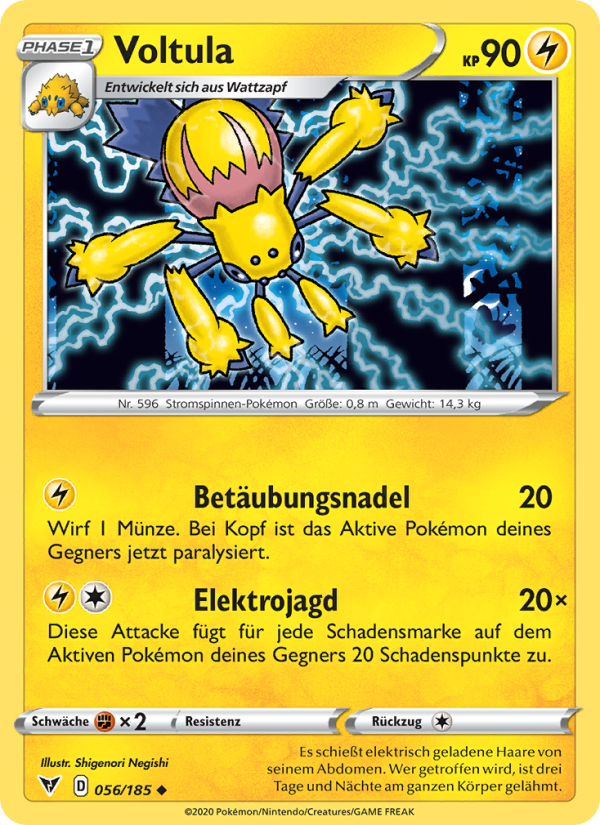 Voltula Pokémon TCG cards
